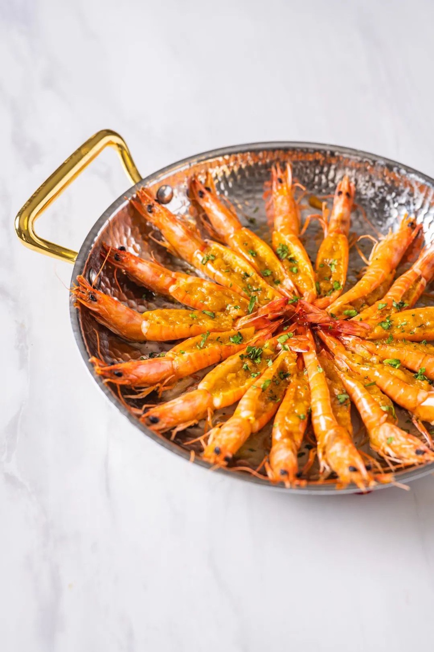 金汤蒜蓉焗基围虾的做法