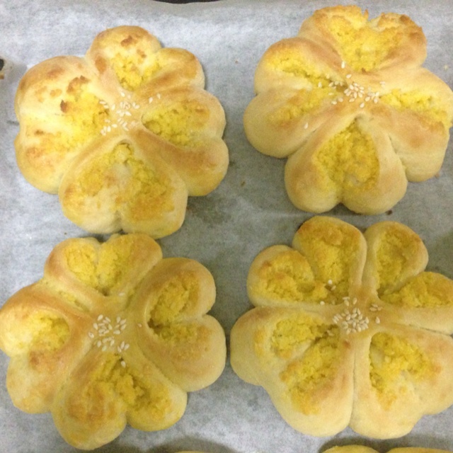 紫薯四叶草面包（汤种法）