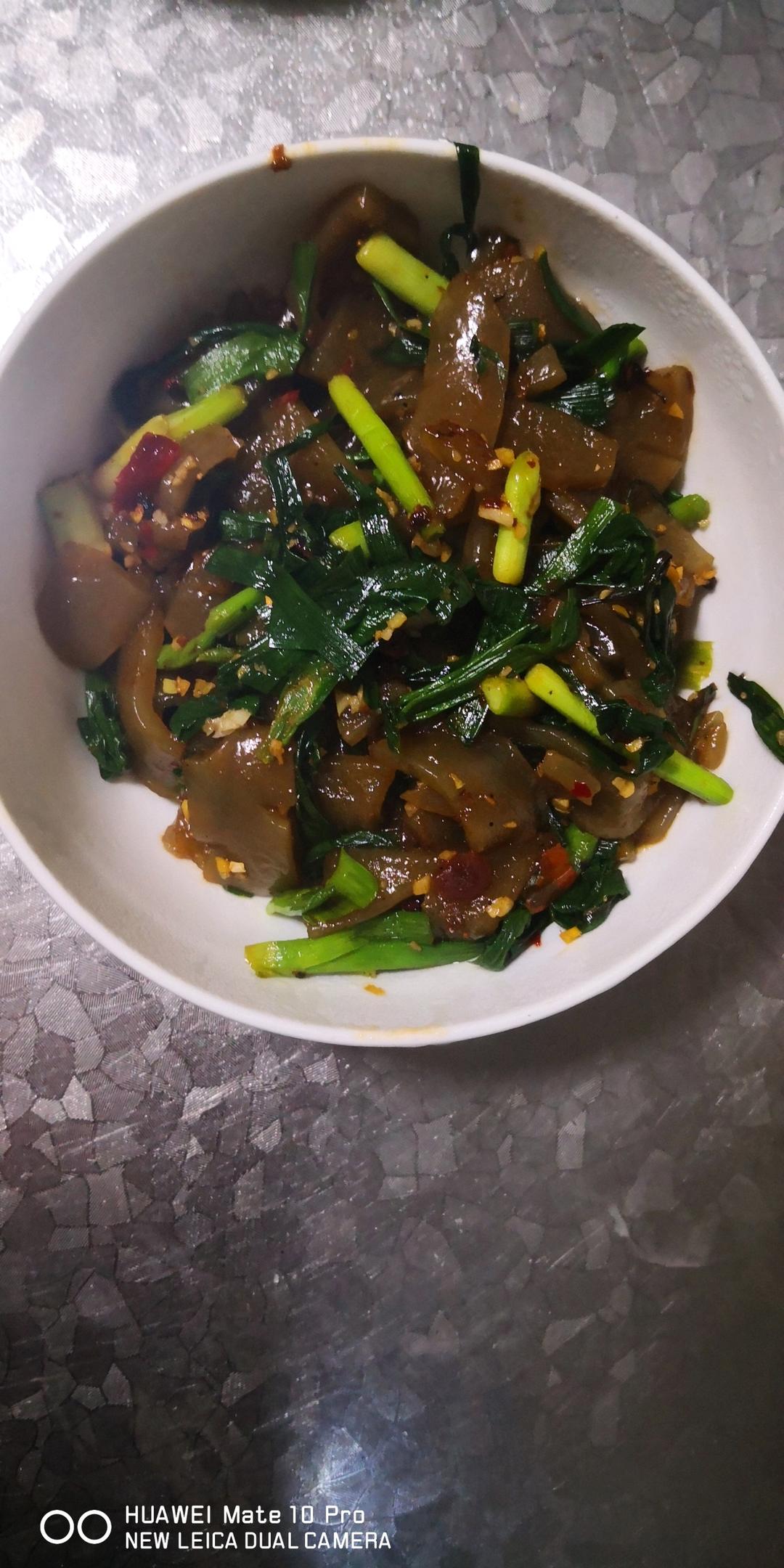 苕皮蒜苗回锅肉（超下饭）