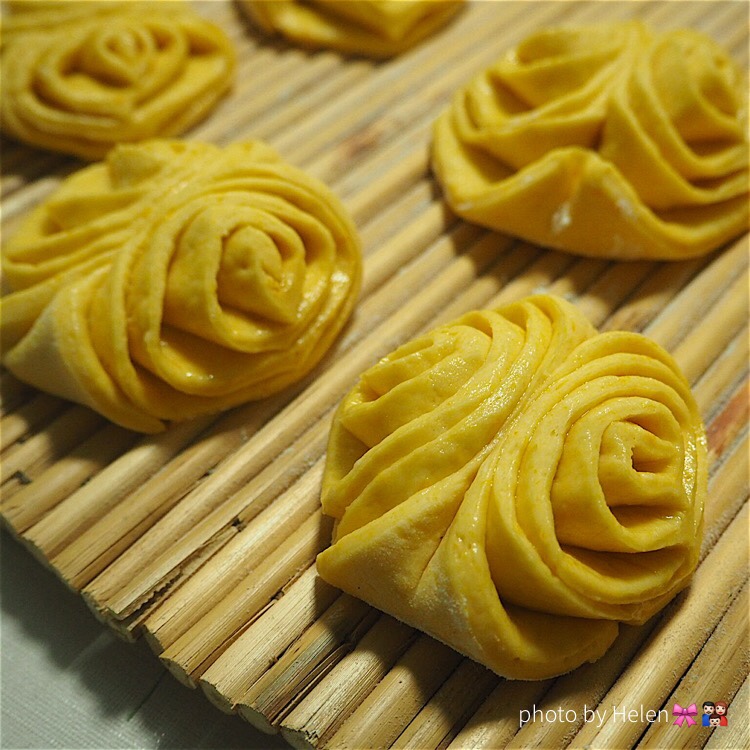 南瓜花卷馒头