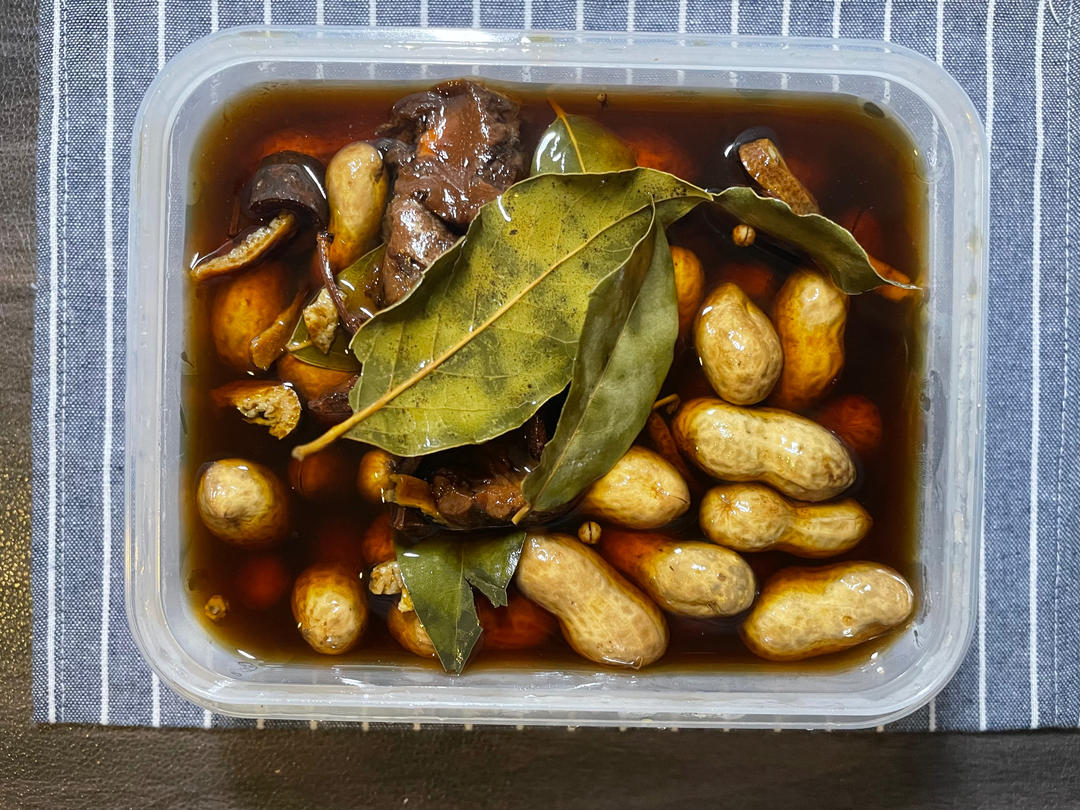 陈皮话梅冰醉花生（糟卤花生）