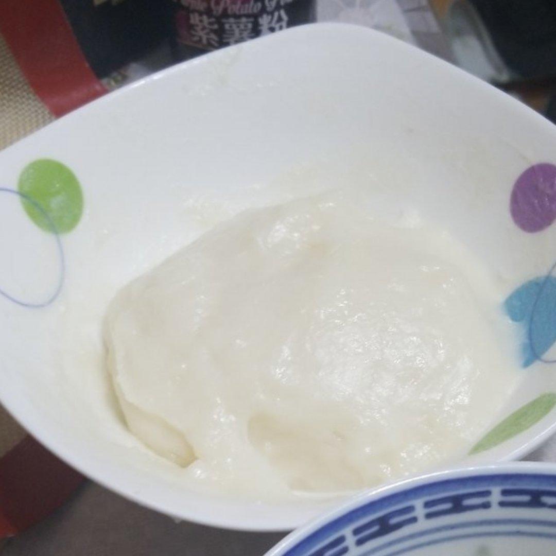 拉丝的麻薯(微波炉版本)