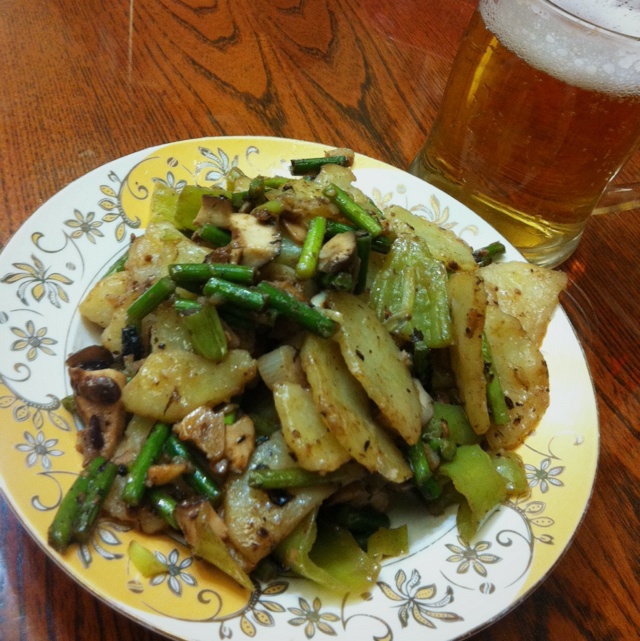 干锅土豆片