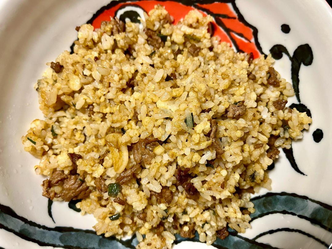 孜然牛肉碎炒饭