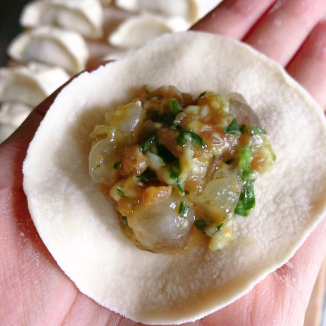 虾仁三鲜饺子