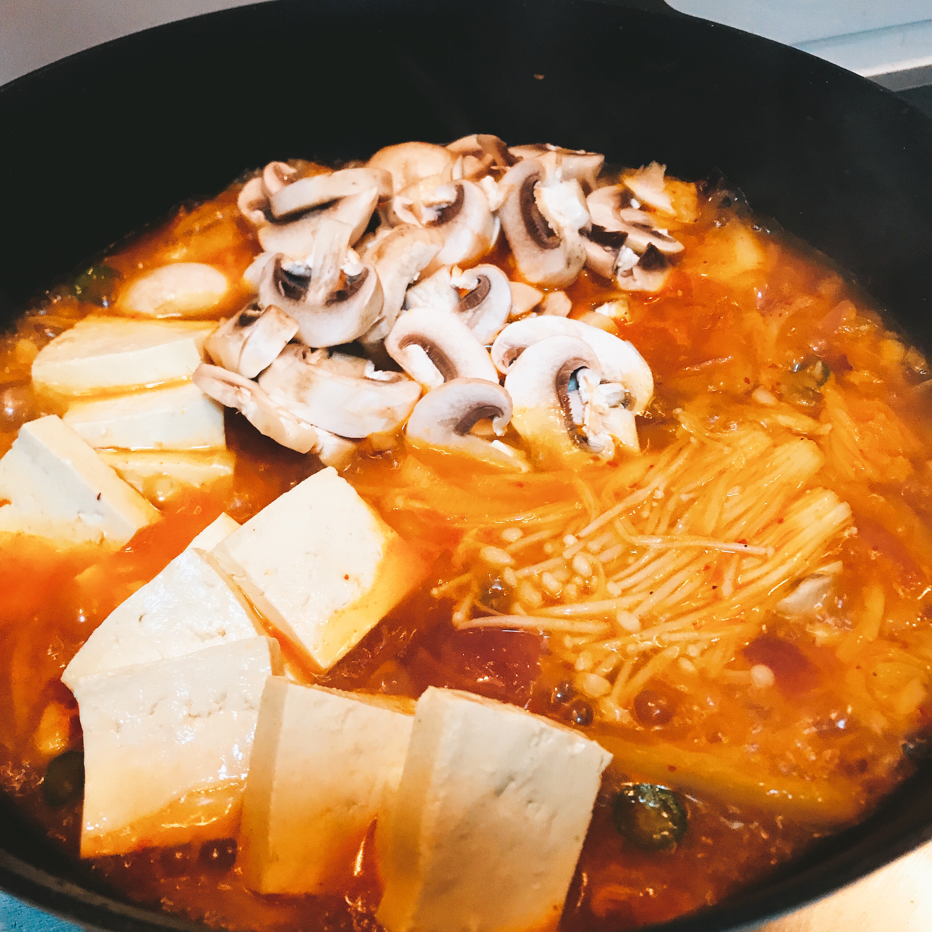 太太太好吃下饭的韩式泡菜猪肉豆腐汤！的做法 步骤8
