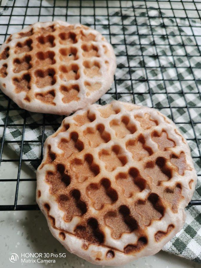 紫薯香芋华夫饼