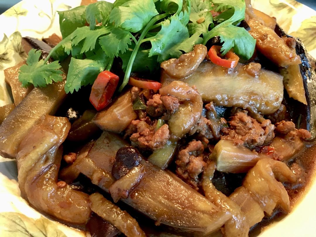 开胃下饭菜！巨简单的家常鱼香茄子煲