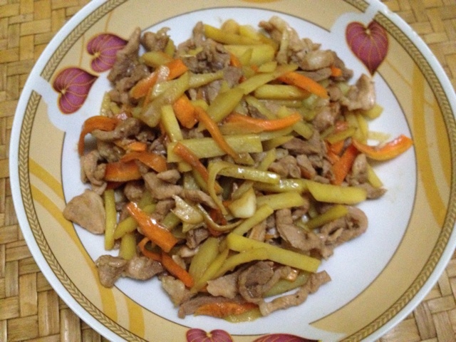 土豆炒肉丝