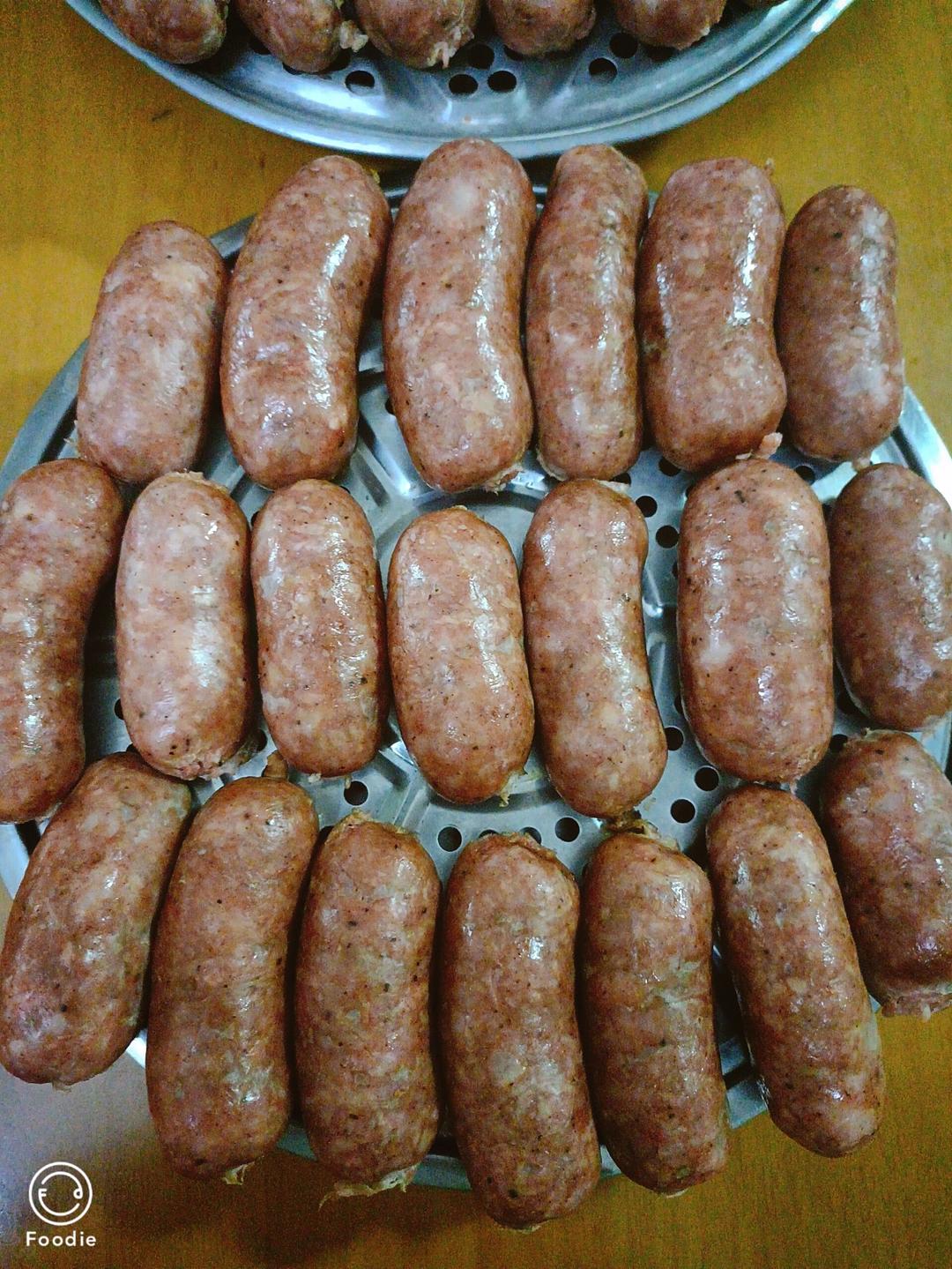 Q弹多汁的自制台式脆皮肠——绝对秒杀市售