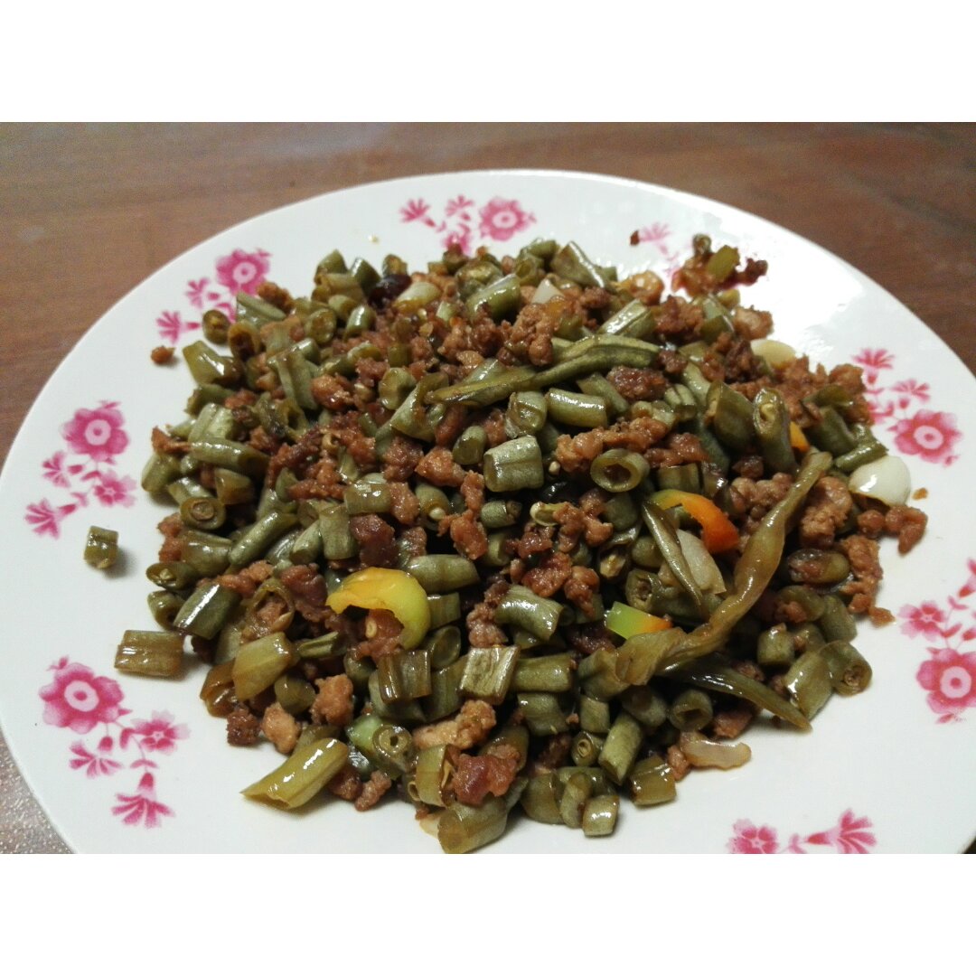 酸豆角肉沫