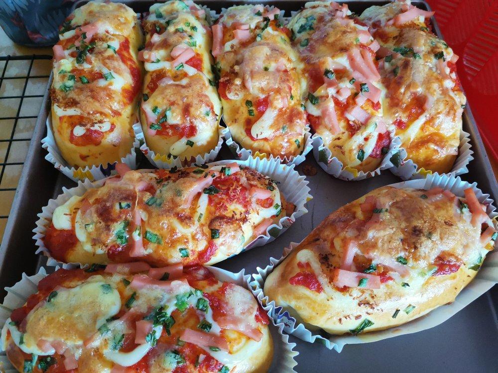 香葱火腿肉松面包