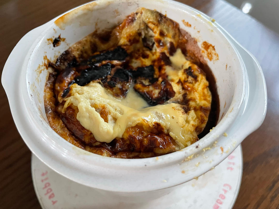 减脂餐：香蕉燕麦烤蛋奶