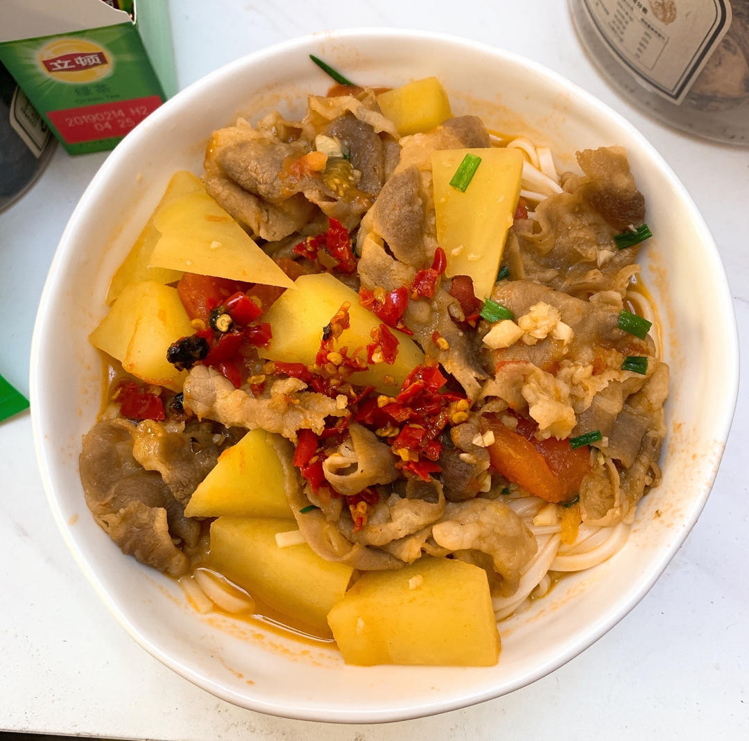 超开胃的番茄土豆肥牛汤‼️下米饭无敌了
