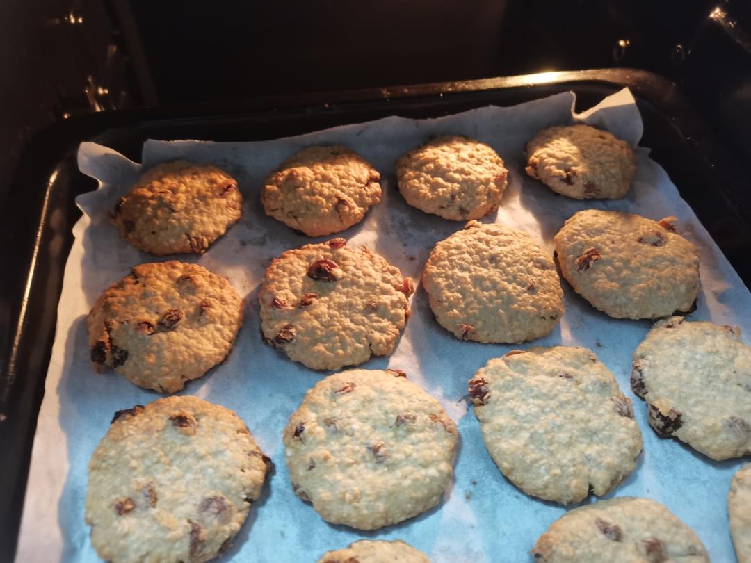 神仙配方📝最好吃的葡萄干燕麦曲奇，没有之一