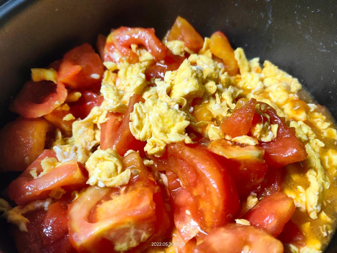 简单美味❗️好吃到舔盘的番茄炒蛋拌饭