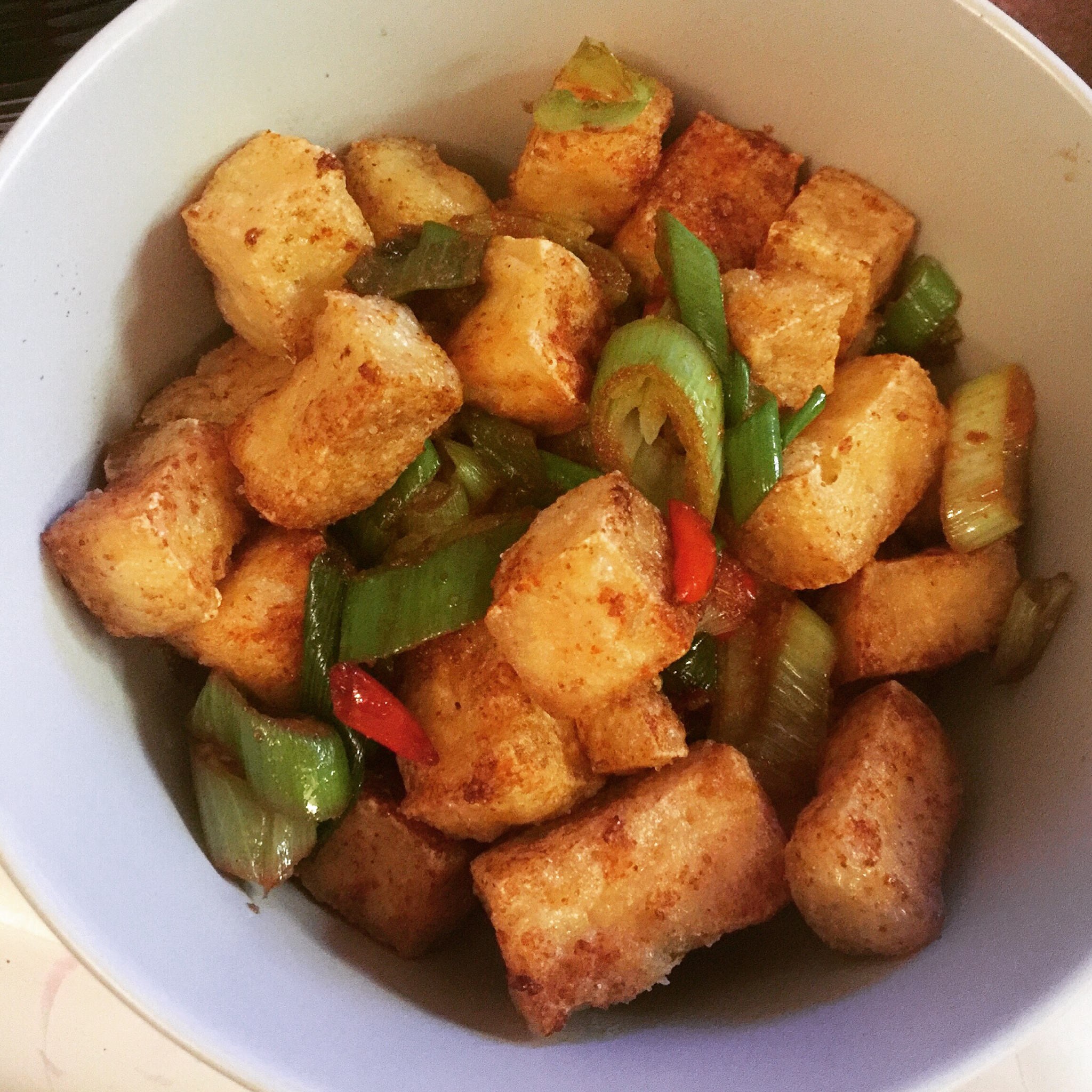孜然烧烤味油豆腐