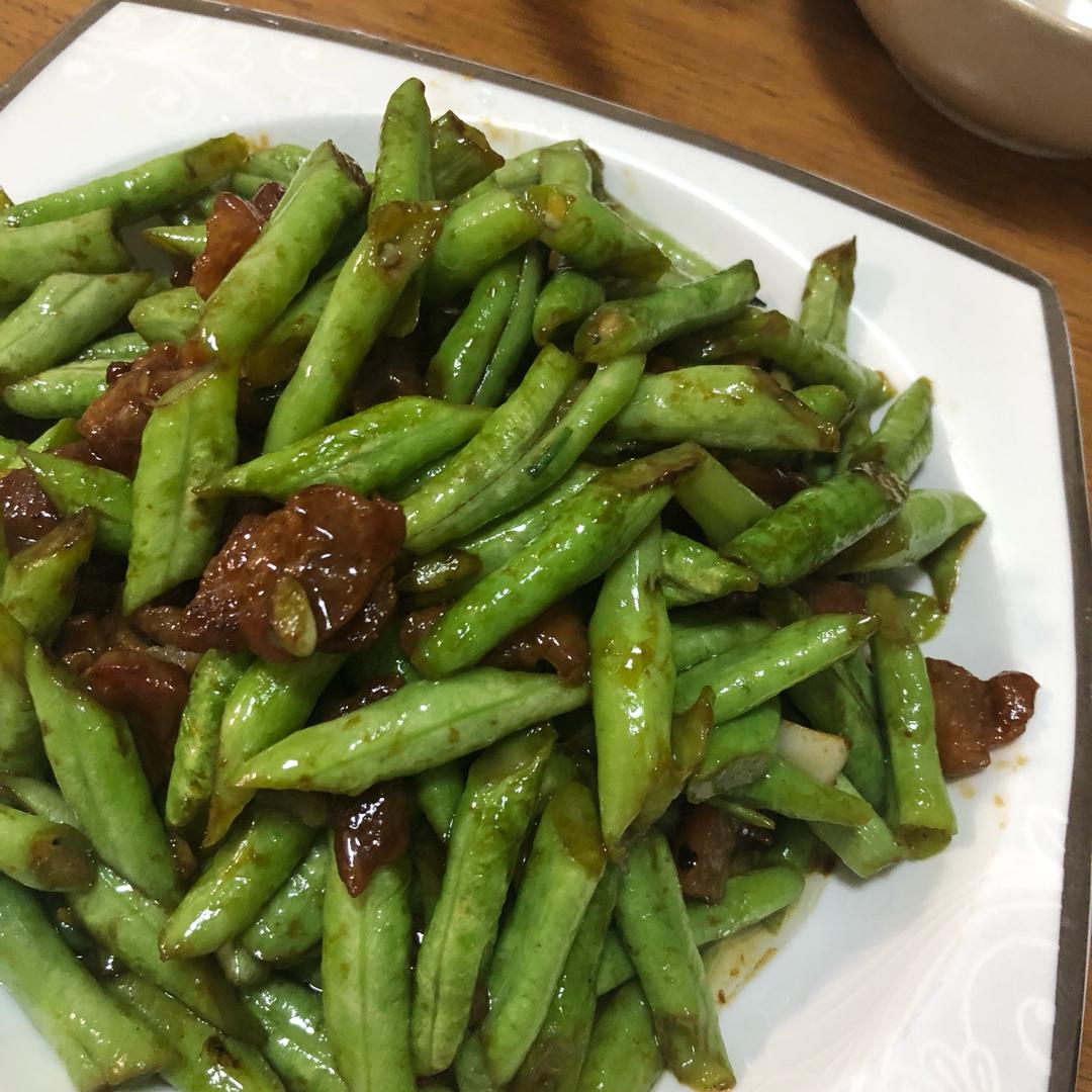 媳妇版豆角炒肉
