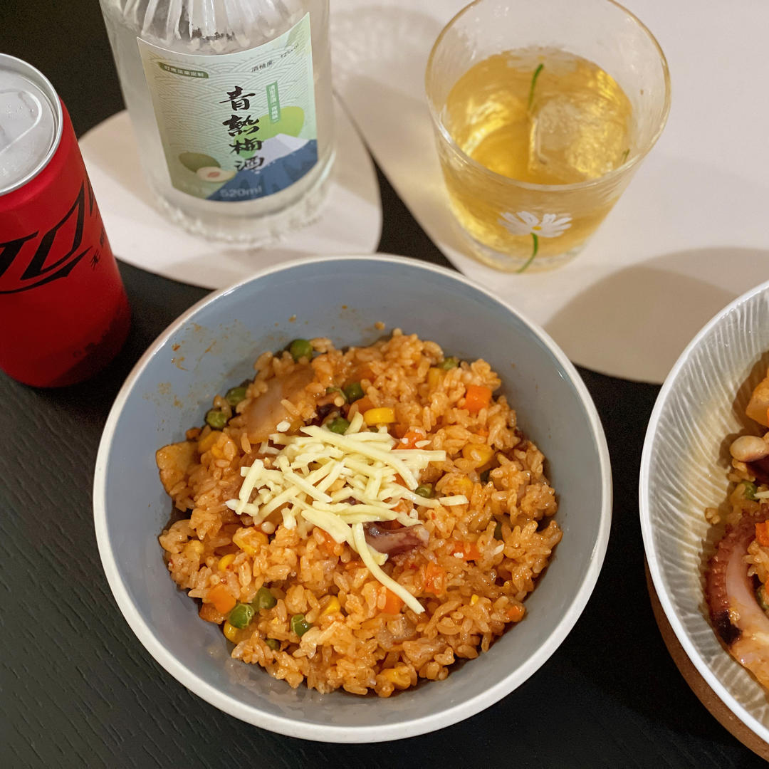 韩式五花肉炒饭