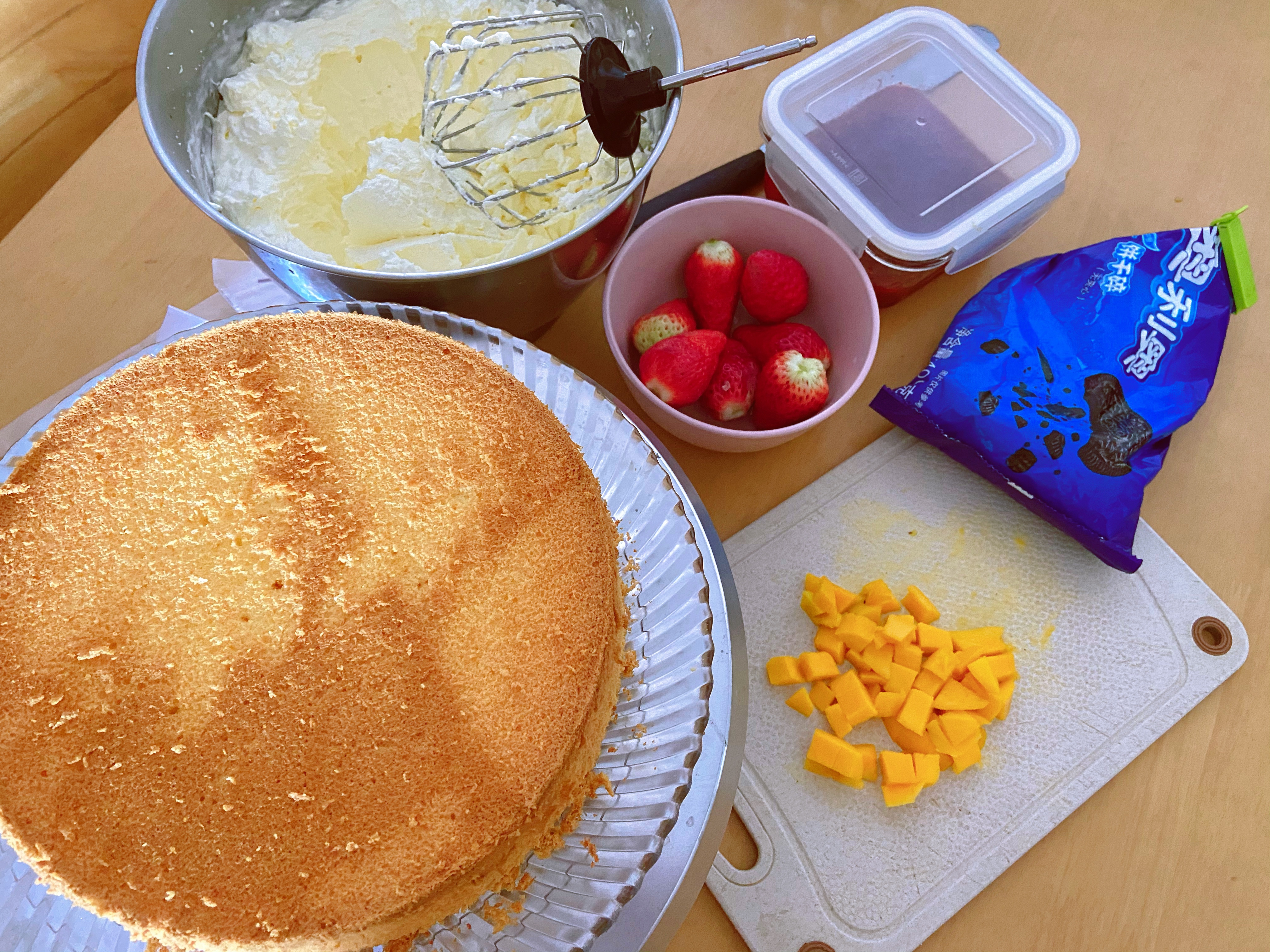 亲手为二宝儿制作生日蛋糕 🎂详细全过程的做法 步骤14