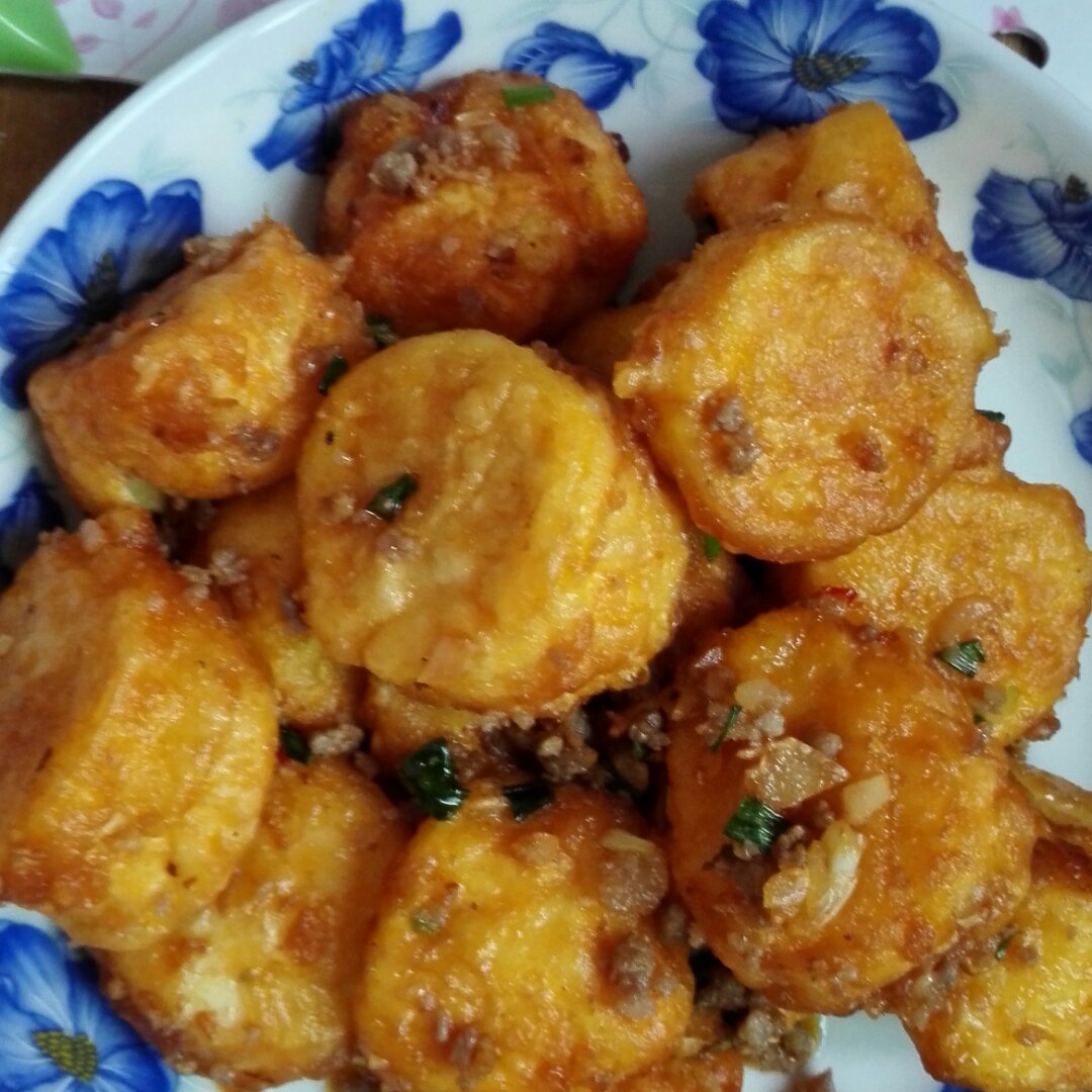 脆皮内酯豆腐