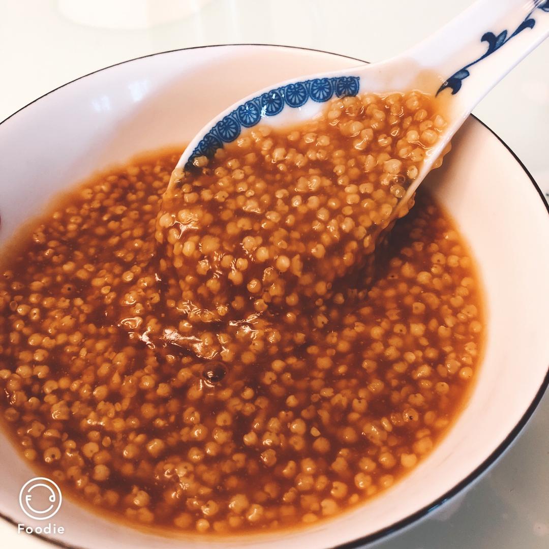 红糖小米粥