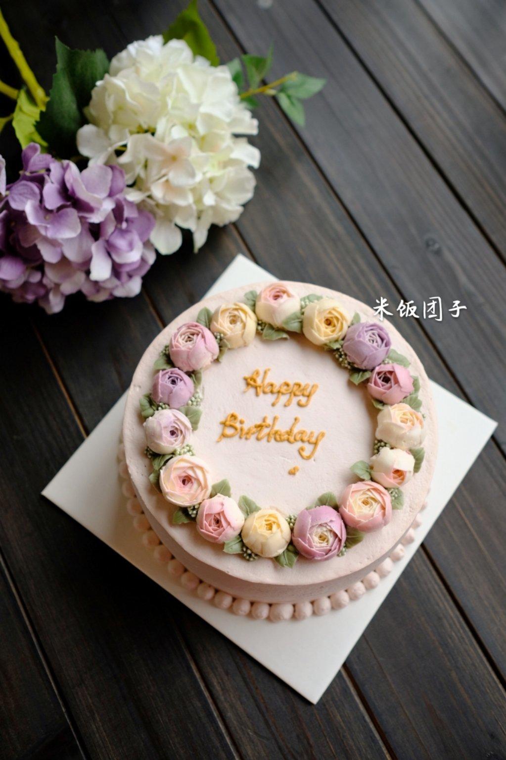 米饭团子🍡的蛋糕和裱花