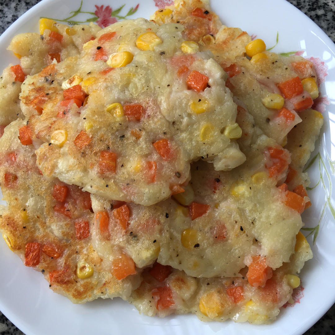 【土豆泥早餐饼】的做法