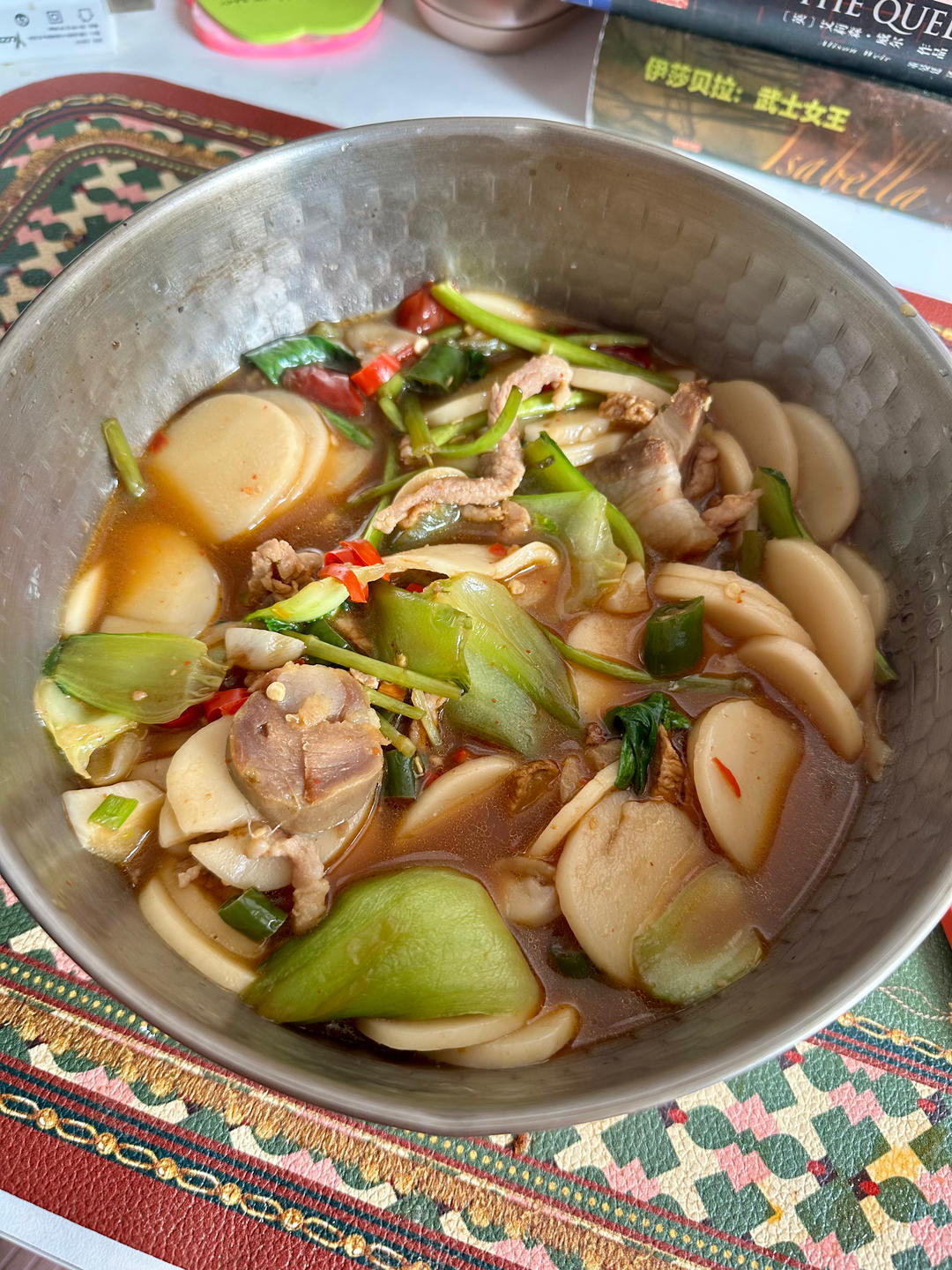 江西汤煮年糕，儿时的味道，Q弹软糯