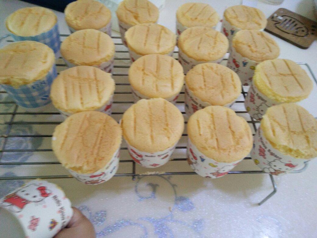 纸杯蛋糕 8寸戚风蛋糕的量