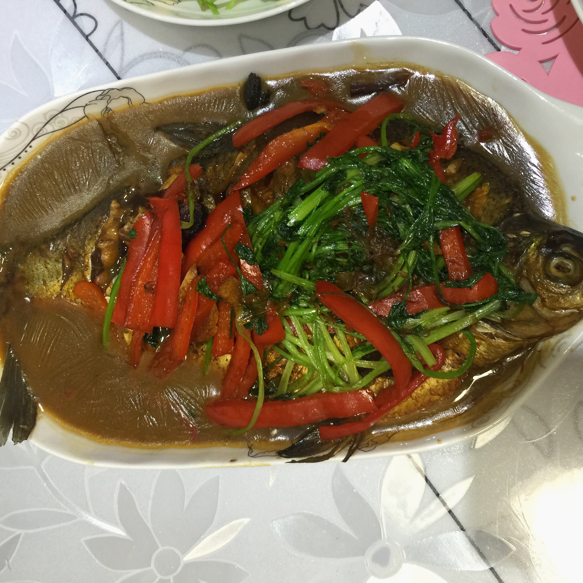 红烧鳊鱼