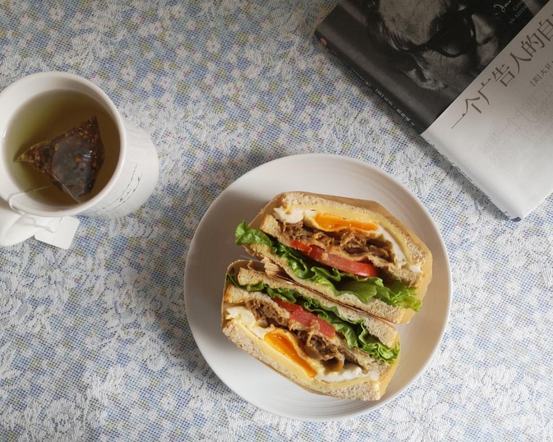 双层芝士牛肉三明治的做法