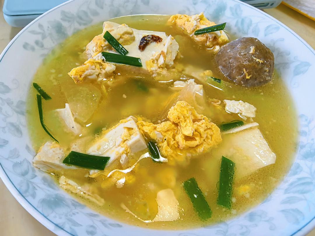 冬瓜豆腐虾米汤