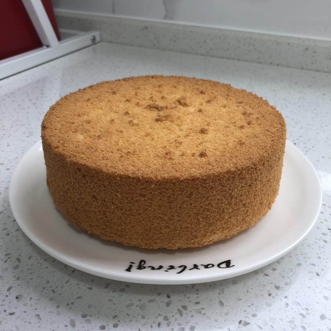 6寸六寸戚风蛋糕，不会失败的方子。哈哈哈