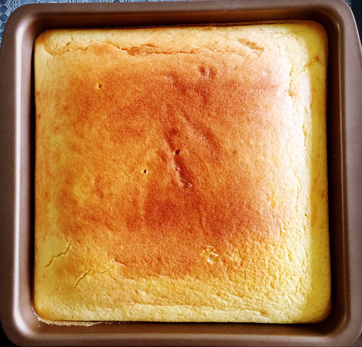 消耗淡奶油之作——淡奶油小蛋糕