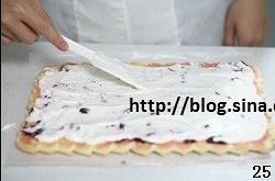 黑樱桃海绵蛋糕卷的做法 步骤25
