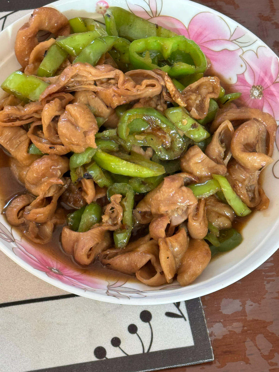 青椒肥肠