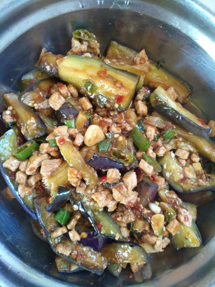 红烧肉沫茄子