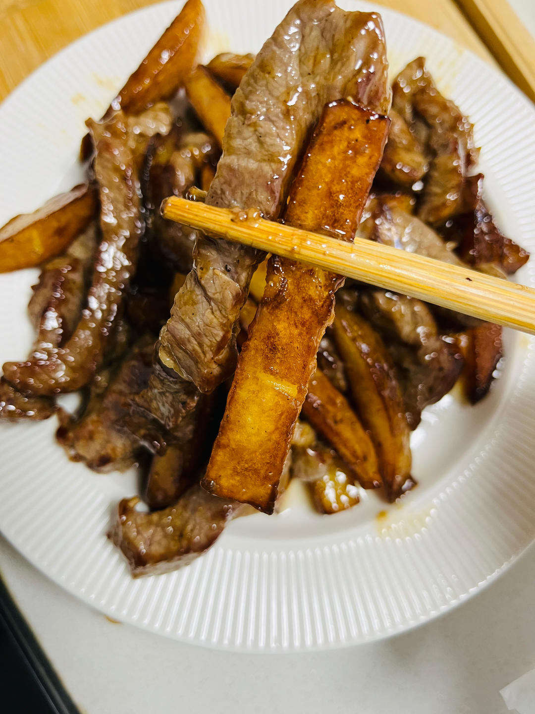 土豆煎牛排|马克西姆不粘锅