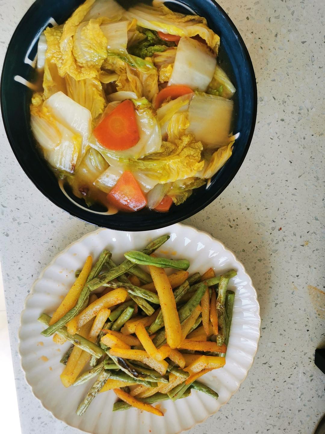 土豆烧豆角