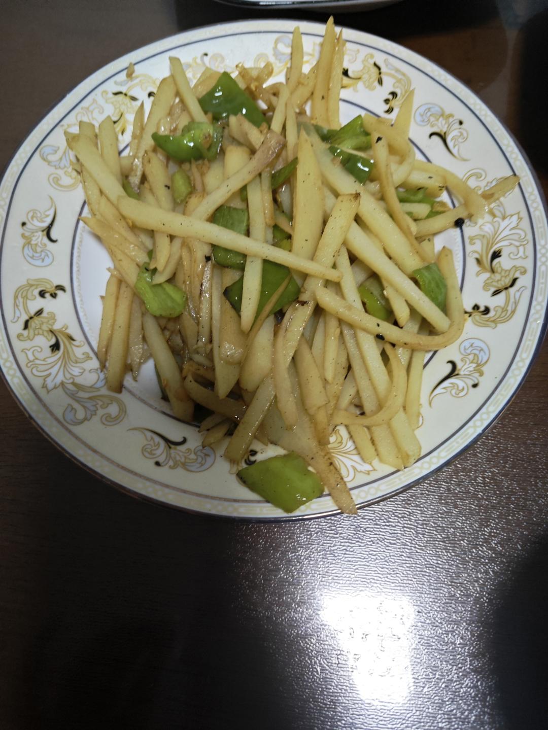 酸辣土豆丝的家常做法 超级下饭