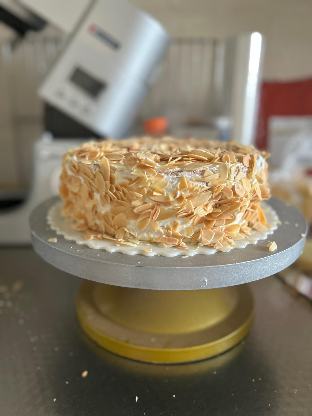 咸香松软❗️咸奶油杏仁蛋糕