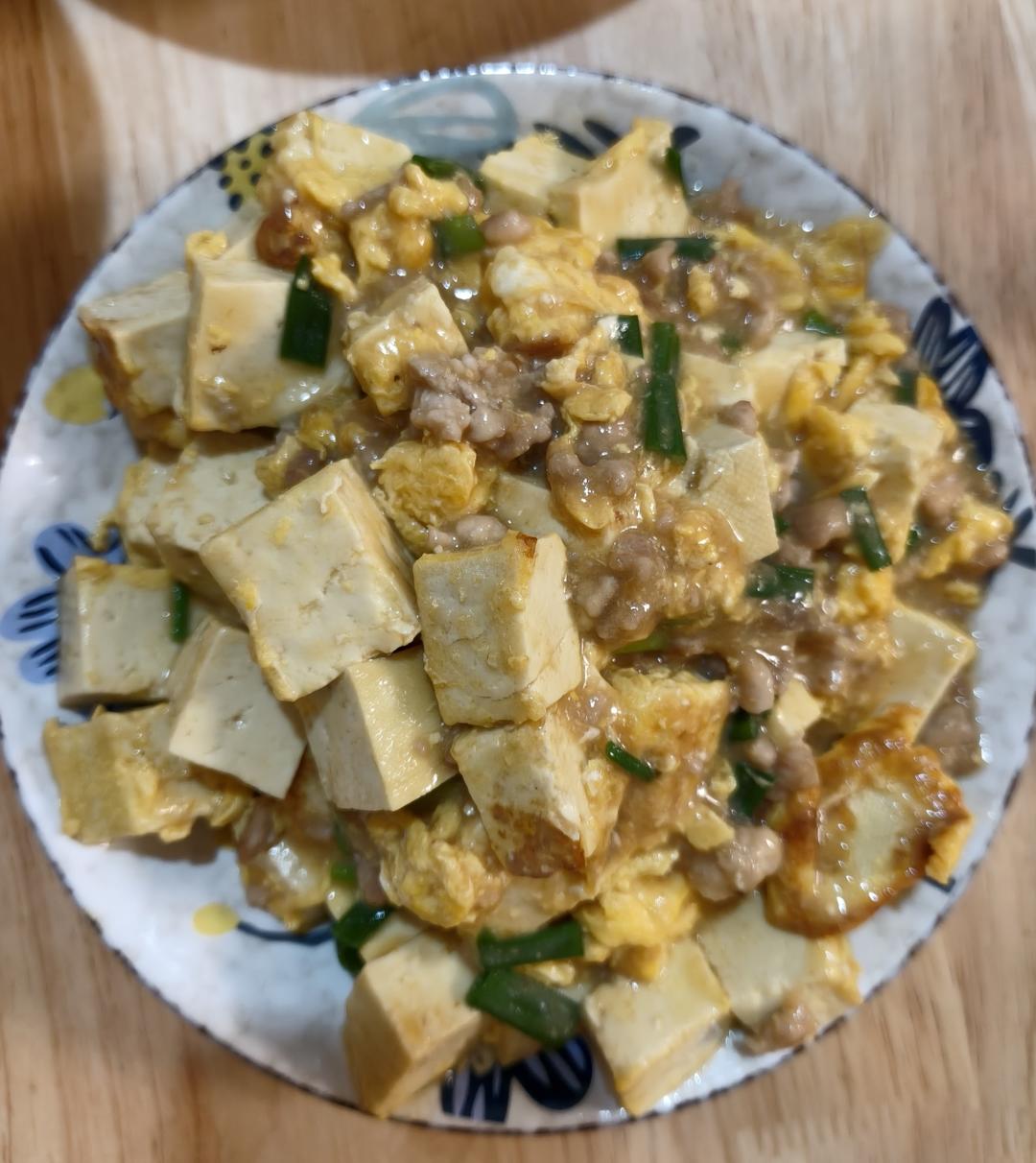 肉末滑蛋豆腐