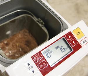 巧克力可可豆吐司——Panasonic松下面包机的做法 步骤5