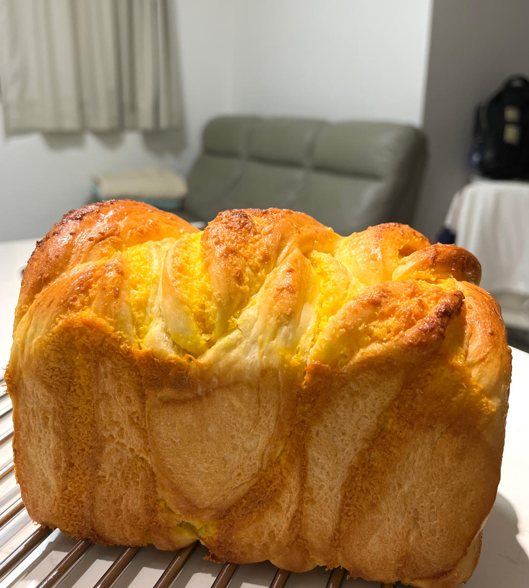 椰蓉满满吐司！幸福的味道。