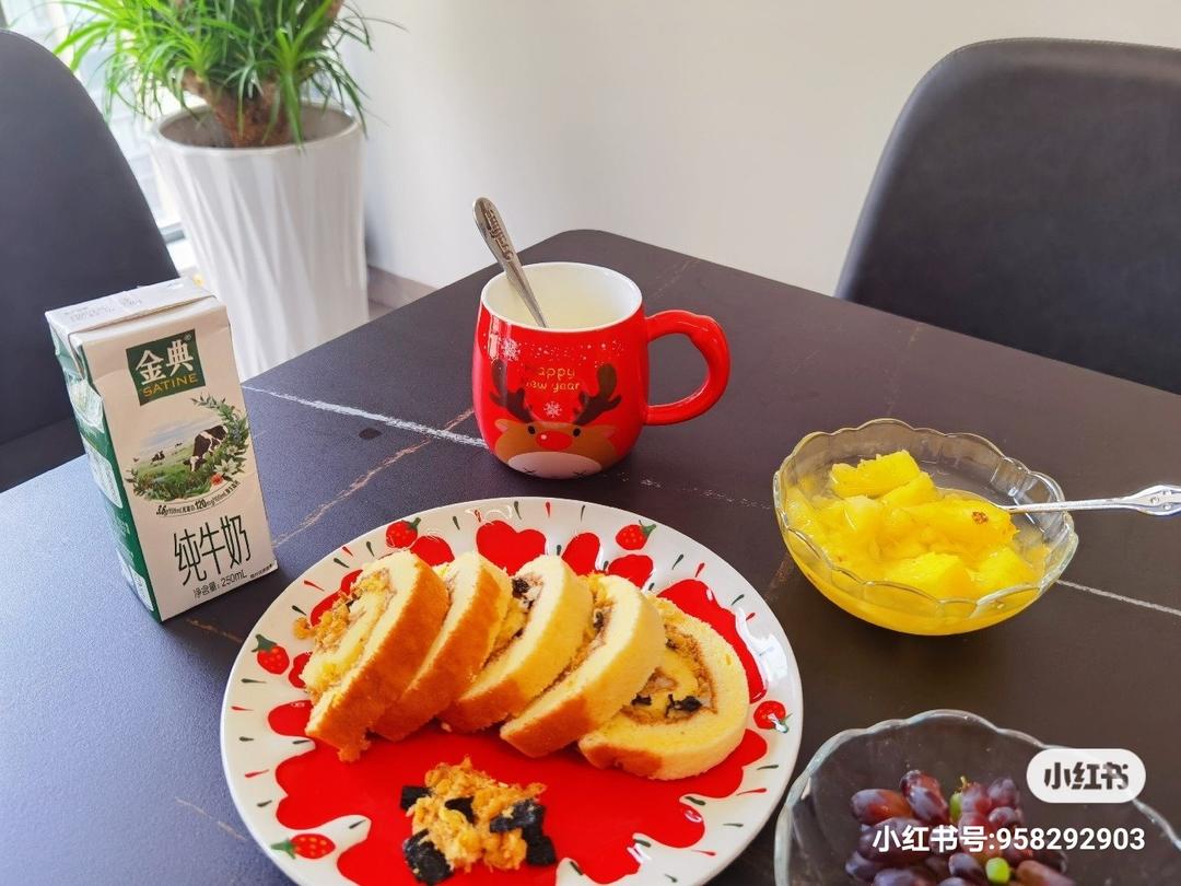 美味肉松卷-简单不开裂，零失误的蛋糕卷