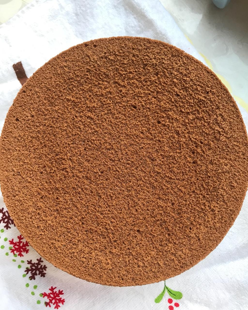 8寸可可戚风蛋糕
