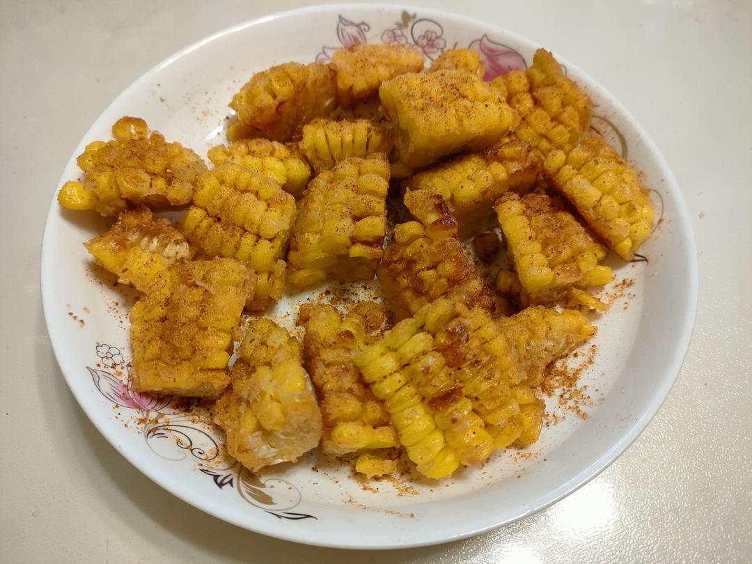 炸玉米的做法