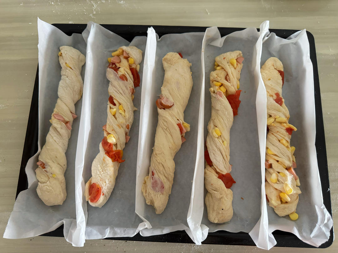 免揉面的全麦恰巴塔扭扭棒