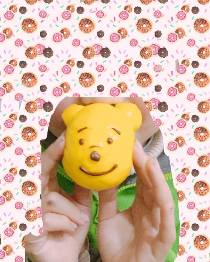维尼小熊卡通馒头（南瓜馒头）